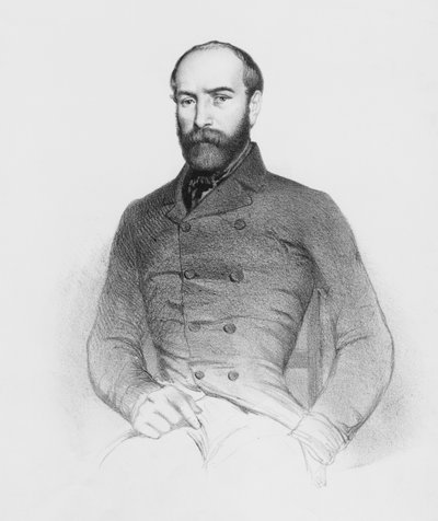 Armand Barbes as a Representative of the People at the Constituent Assembly, Engraved by Jannin by French School